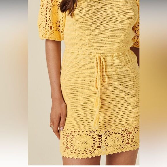 Spell Let The Sunshine In Mini Dress Size M - Picture 4 of 10